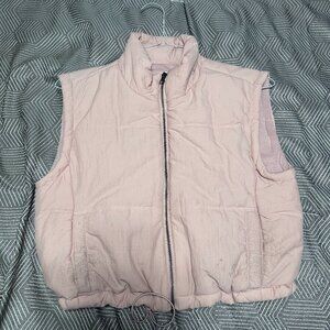 Pink Cropped Vest